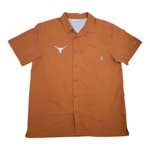 Columbia PFG Men's L UT University Of Texas Longhorn Omni-Shade Vented Shirt